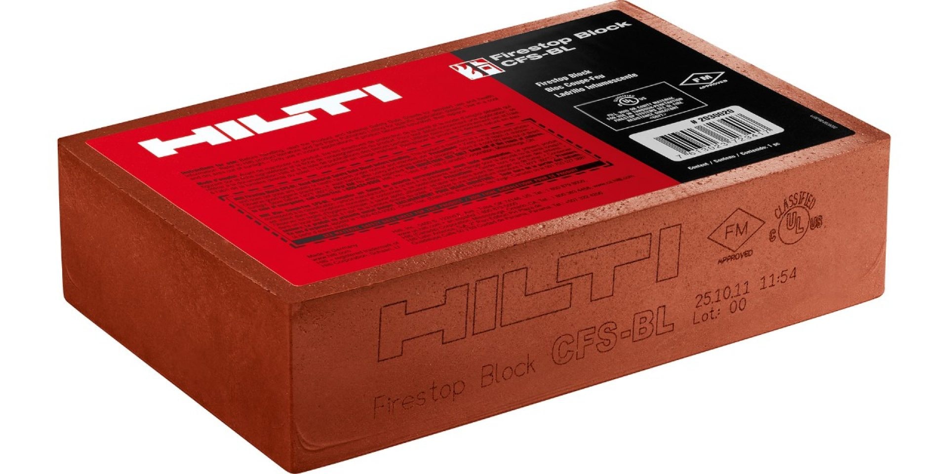 Hilti firestop block for data centers