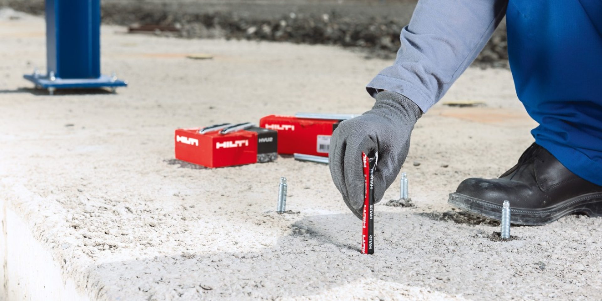 Hilti HVU2 foil capsule anchor fit in irregular holes