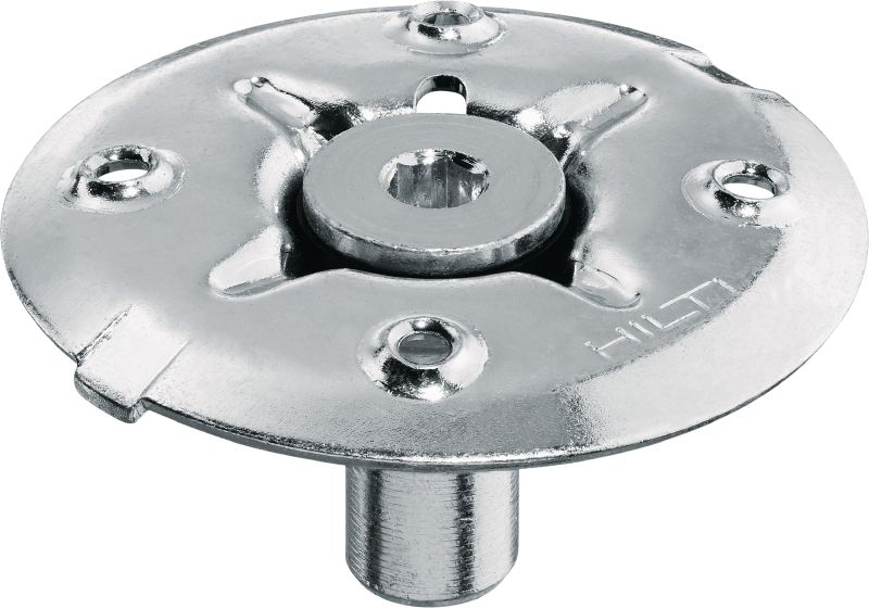 X-FCM-F 格柵緊固碟 (鍍鋅) 鍍鋅格柵緊固碟，用於在低腐蝕環境中用螺紋螺栓固定地板格柵