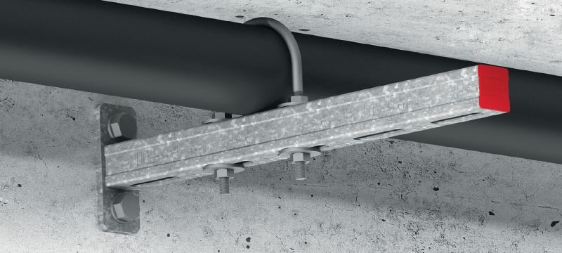 MP-UB (公制) 鍍鋅 U 型螺栓，適用於一般管道應用 產品應用 1