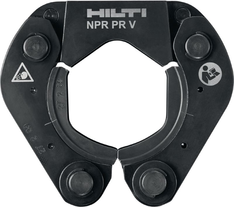 NPR PR V 管道壓環 適合直徑達 108 mm 的 V 型材壓配件的壓環。與喜利得 NPR 32-A 管道壓力工具兼容。