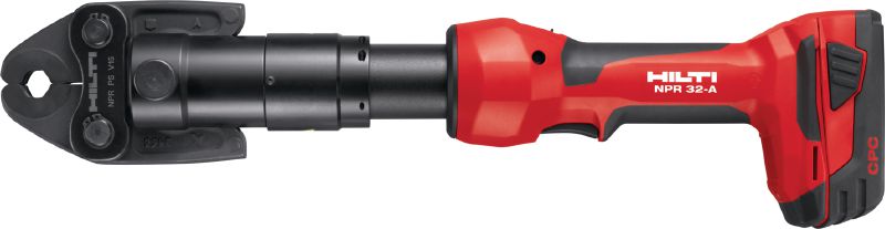 NPR 32-A 壓管工具 靈活 22V 充電式壓力工具，適用於直徑高達 66.7 mm 的金屬管和直徑高達 110 mm 的膠管