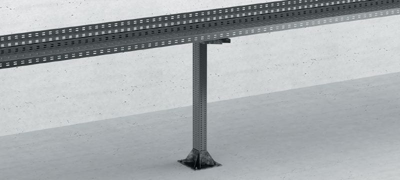 MT-U-GL1 OC T 形樑 用於以 MT 橫樑建造 T 形樑的法蘭，適合在污染程度低的戶外使用 產品應用 1