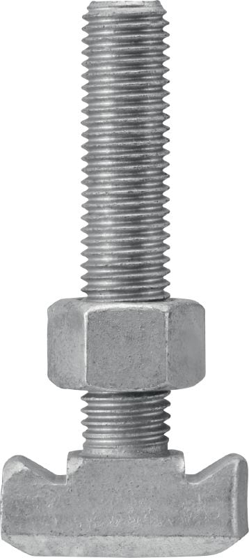 HBC 標準 T 型螺栓 配合 HAC-C 坑槽使用的 T 型螺栓，更佳垂直剪力及張力負載