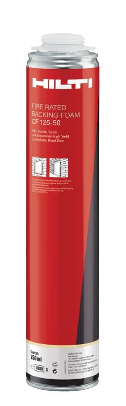 CF125-50 絕緣泡沫密封膠 自膨式聚氨酯泡沫填縫劑，適用於填充、密封和絕緣