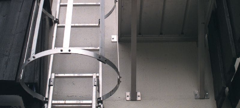 HSC-AR 淺擴底式錨栓 頂級性能的淺倒切安卡錨栓 (不鏽鋼、外螺紋) 產品應用 1