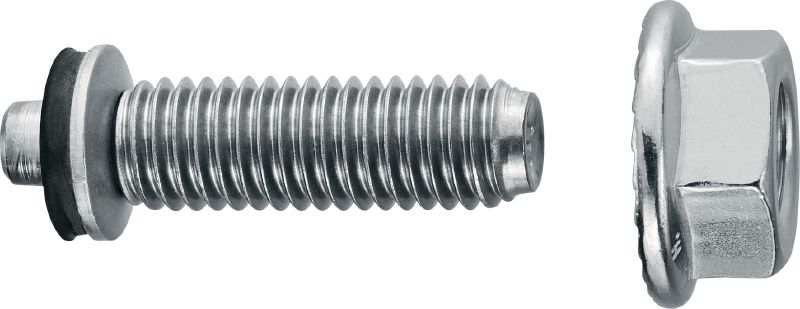 Flange nut Flange nut for use with X-BT-MR threaded studs Applications 1