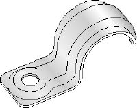 FB Conduit clip Fire-resistant conduit clip for fastening electrical conduits, pipes, and cables to concrete, masonry, and sheet metal