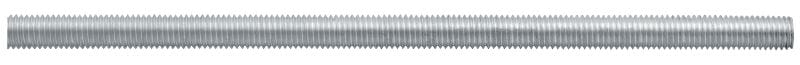 AM 8.8 螺桿 經濟實惠的螺紋螺桿，適合注射式混合型/環氧樹脂錨栓 (符合 DIN 976-1 的 5.8 碳鋼)