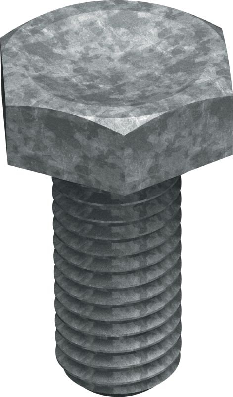 MT-TLB OC 扭鎖螺栓 組裝螺柱坑槽結構時與扭鎖搭配使用的六角螺栓，適合在污染程度低的戶外使用