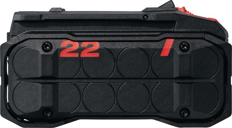 B 22-110 Nuron 電池 更耐用的 22V 鋰離子電池，更長使用時間和更高功率輸出，適用於 Nuron 電動工具