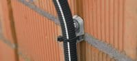 X-ECT MX 電纜帶固定座 塑料電纜 / 導管緊固帶支架，適用於排釘 產品應用 3