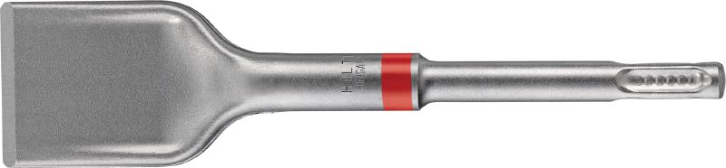 TE-CX SC 刮屑鑿頭 (單面) 自動磨尖的 SDS Plus (TE-C) 刮屑鑿頭，適用於刮走焊接時的殘留物、模板滲漏及其他殘留物 (單切割面)