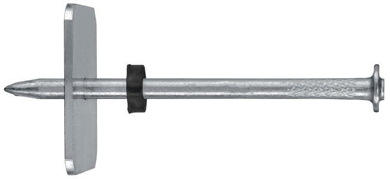 X-C P8S 帶墊圈混凝土釘 優質單發鋼釘配鋼墊圈，適合緊固到混凝土，使用火藥擊釘器