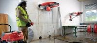 SPX LCS Equidist 牆鋸鋸片 (60H：適用於 Hilti 及 Husqvarna®) 終極牆鋸鋸片 (5-10 kW)，可以在鋼筋混凝土高速切割，且使用壽命更長 (60H arbor，可配合喜利得及 Husqvarna® 牆鋸使用) 產品應用 3