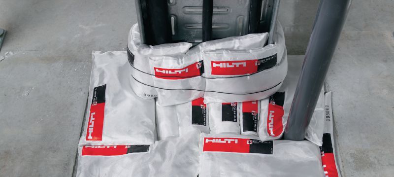 CP 651N 防火墊 預製的防火墊，適用於密封暫時或永久的火焰穿透 產品應用 1