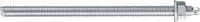 HAS-U 5.8 Anchor rod High-performance anchor rod for capsule and injectable hybrid/epoxy anchoring in concrete and masonry (5.8 carbon steel)