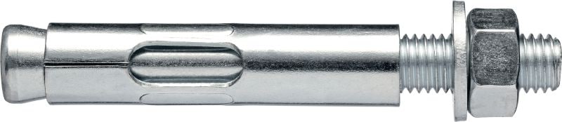 HLV 套筒式錨栓 經濟套筒式錨栓，適用在混凝土進行輕型及中型緊固工作（六角頭）