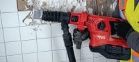 TE 30-22 充電式電鎚 強力 SDS Plus (TE-C) 充電式電鎚鑽，配備主動消振及主動扭矩控制 ATC，適用於在混凝土中鑽孔和鑿破 (Nuron 電池充電座) 產品應用 6