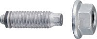S-BT MF HL 螺紋螺栓 螺紋旋入式螺柱（碳鋼、公制或惠氏螺紋），適合在輕微蝕性環境中在鋼材上作多用途緊固應用