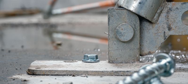 HUS4-H 螺絲錨栓 極致性能的螺紋錨栓，適用於在混凝土快速、經濟地進行緊固工作 (碳素鋼、六角頭) 產品應用 1