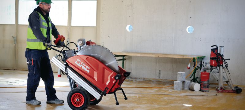 SPX LCS Equidist 牆鋸鋸片 (60H：適用於 Hilti 及 Husqvarna®) 終極牆鋸鋸片 (5-10 kW)，可以在鋼筋混凝土高速切割，且使用壽命更長 (60H arbor，可配合喜利得及 Husqvarna® 牆鋸使用) 產品應用 1