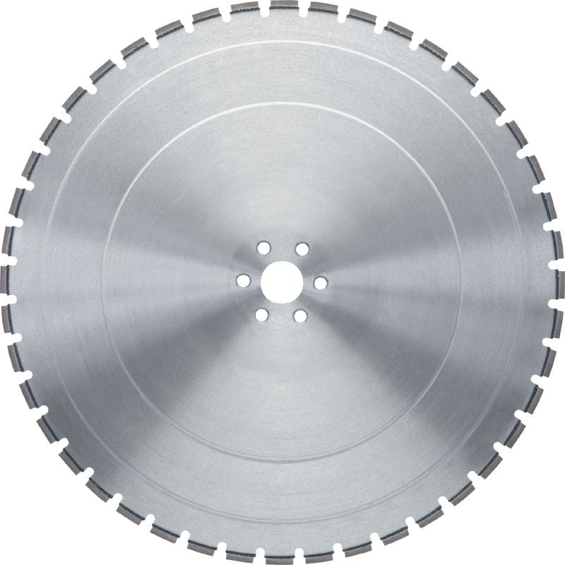 SP M/H 牆鋸鋸片 (60H：適用於 Hilti 及 Husqvarna®) 優質牆鋸鋸片 (15-20 kW)，在鋼筋混凝土發揮均衡性能 (60H arbor，適用於喜利得牆鋸)