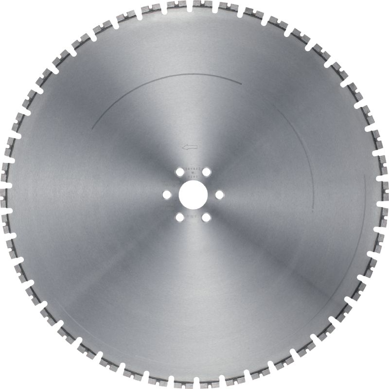 SPX LCS Equidist 牆鋸鋸片 (60H：適用於 Hilti 及 Husqvarna®) 終極牆鋸鋸片 (5-10 kW)，可以在鋼筋混凝土高速切割，且使用壽命更長 (60H arbor，可配合喜利得及 Husqvarna® 牆鋸使用)