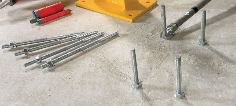 HIT-Z 錨桿 頂級性能錨杆，適合注射式混合型/環氧樹脂安卡錨栓使用 (碳鋼) 產品應用 1