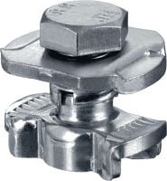 MQN-R 槽鋼連接件 不鏽鋼 (A4) 槽鋼連接件，用於連接任何蝶形開口的元件