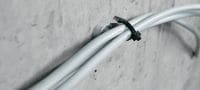 X-ECT MX 電纜帶固定座 塑料電纜 / 導管緊固帶支架，適用於排釘 產品應用 4