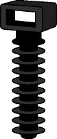 ECT Cable tie anchor Cable tie anchor (low) for fastening small cable diameters