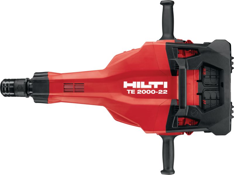 TE 2000-22 TE-S cordless jackhammer Powerful and light battery-powered jackhammer for breaking up concrete and other demolition work (Nuron battery platform)