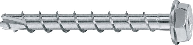 HUS3-H 6 混凝土自攻錨栓 頂級性能的螺紋錨栓，適合在混凝土更快速地進行永久性緊固工作 (碳鋼、六角頭)
