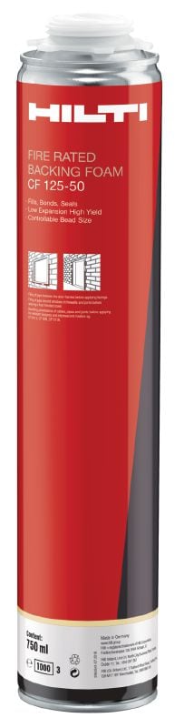 CF125-50 絕緣泡沫密封膠 自膨式聚氨酯泡沫填縫劑，適用於填充、密封和絕緣